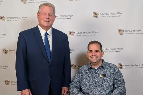 Chris with Al Gore